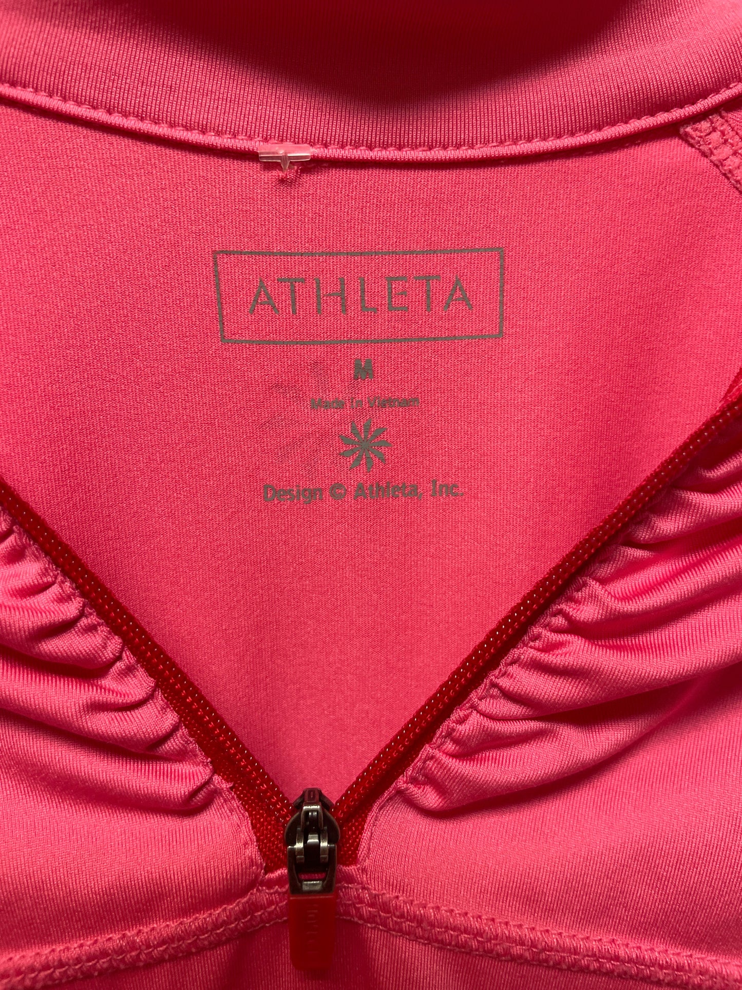 Athletic Top Long Sleeve Crewneck By Athleta In Pink, Size: M