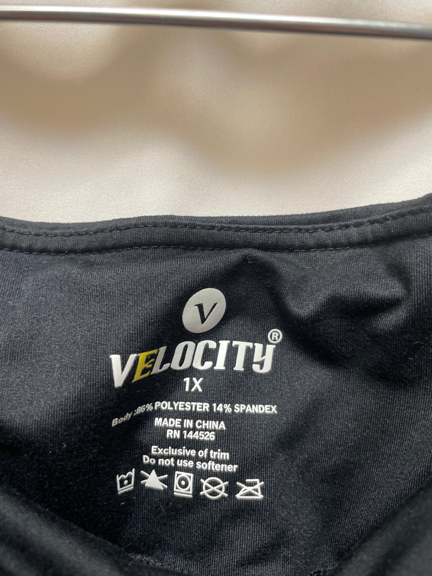 Athletic Leggings By Velocity In Black, Size: 1x