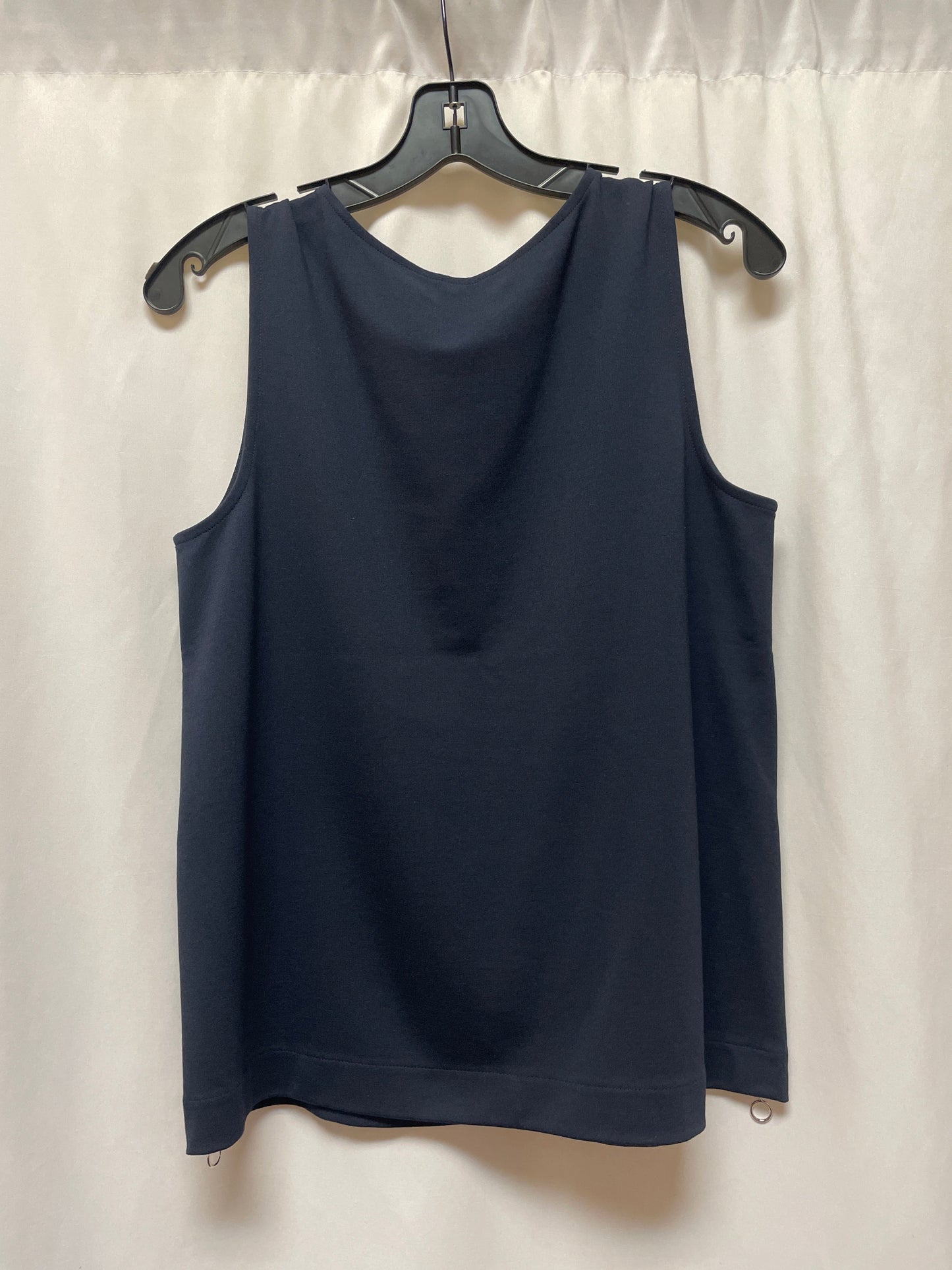 Top Sleeveless By Ann Taylor In Navy, Size: S