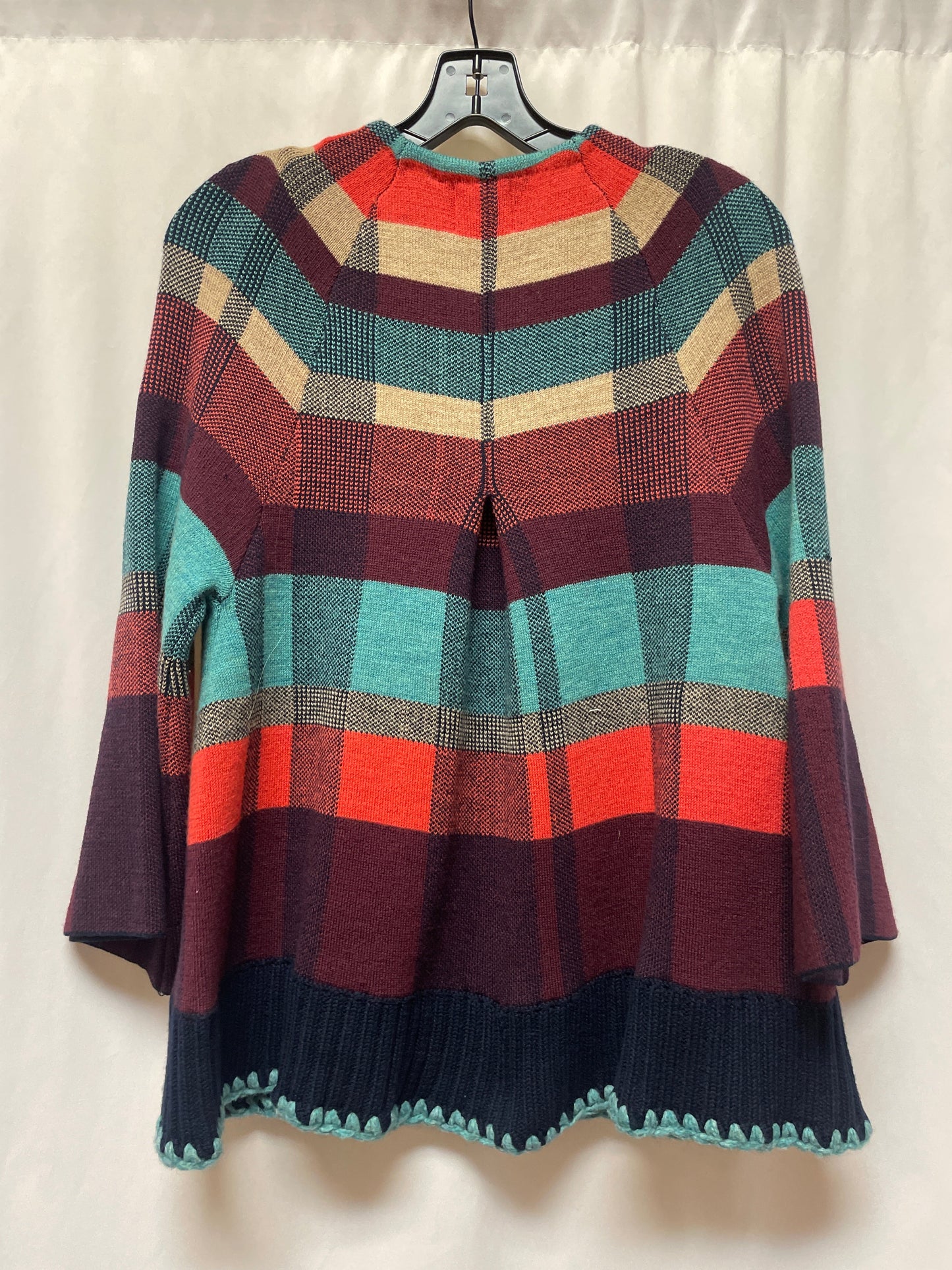 Sweater Cardigan By Anthropologie In Blue, Size: S