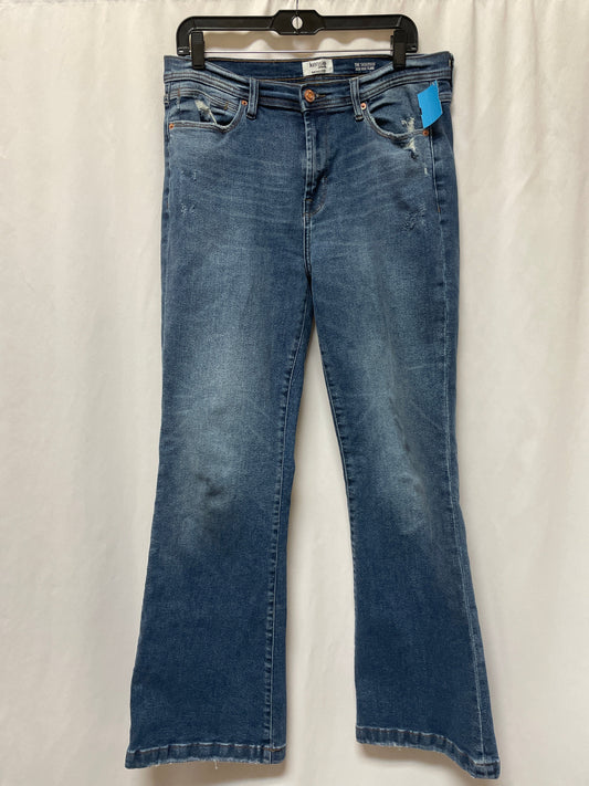 Jeans Boot Cut By Kensie In Blue Denim, Size: 12