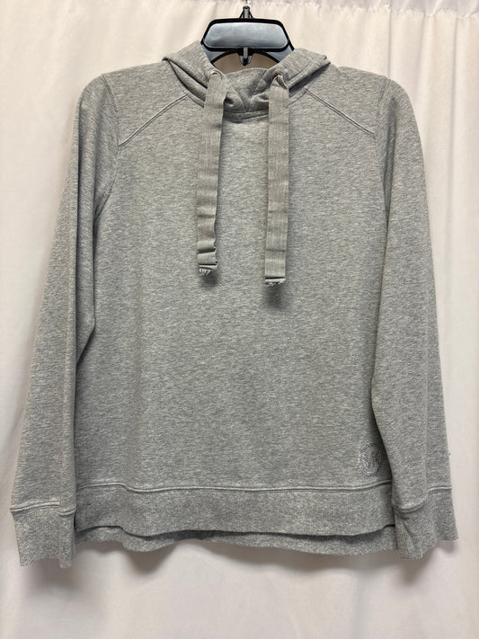 Sweatshirt Hoodie By Michael By Michael Kors In Grey, Size: M