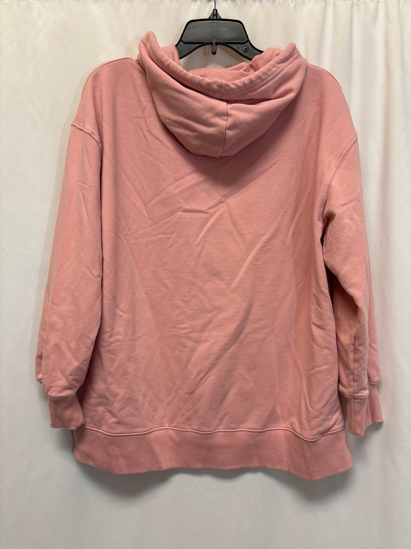 Sweatshirt Hoodie By Terra & Sky In Pink, Size: 1x