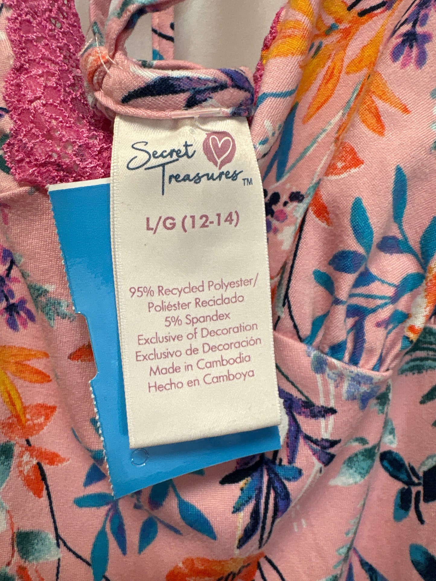 Pajama Pants By Secret Treasures In Pink, Size: L