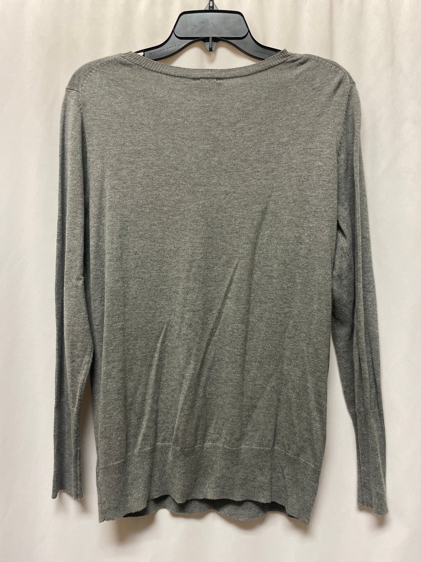 Sweater By Worthington In Grey, Size: L