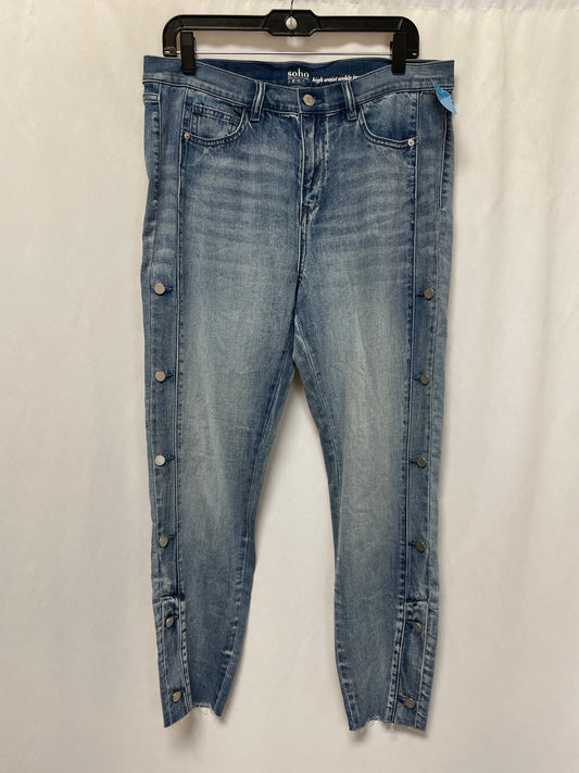 Jeans Skinny By New York And Co In Blue Denim, Size: 14