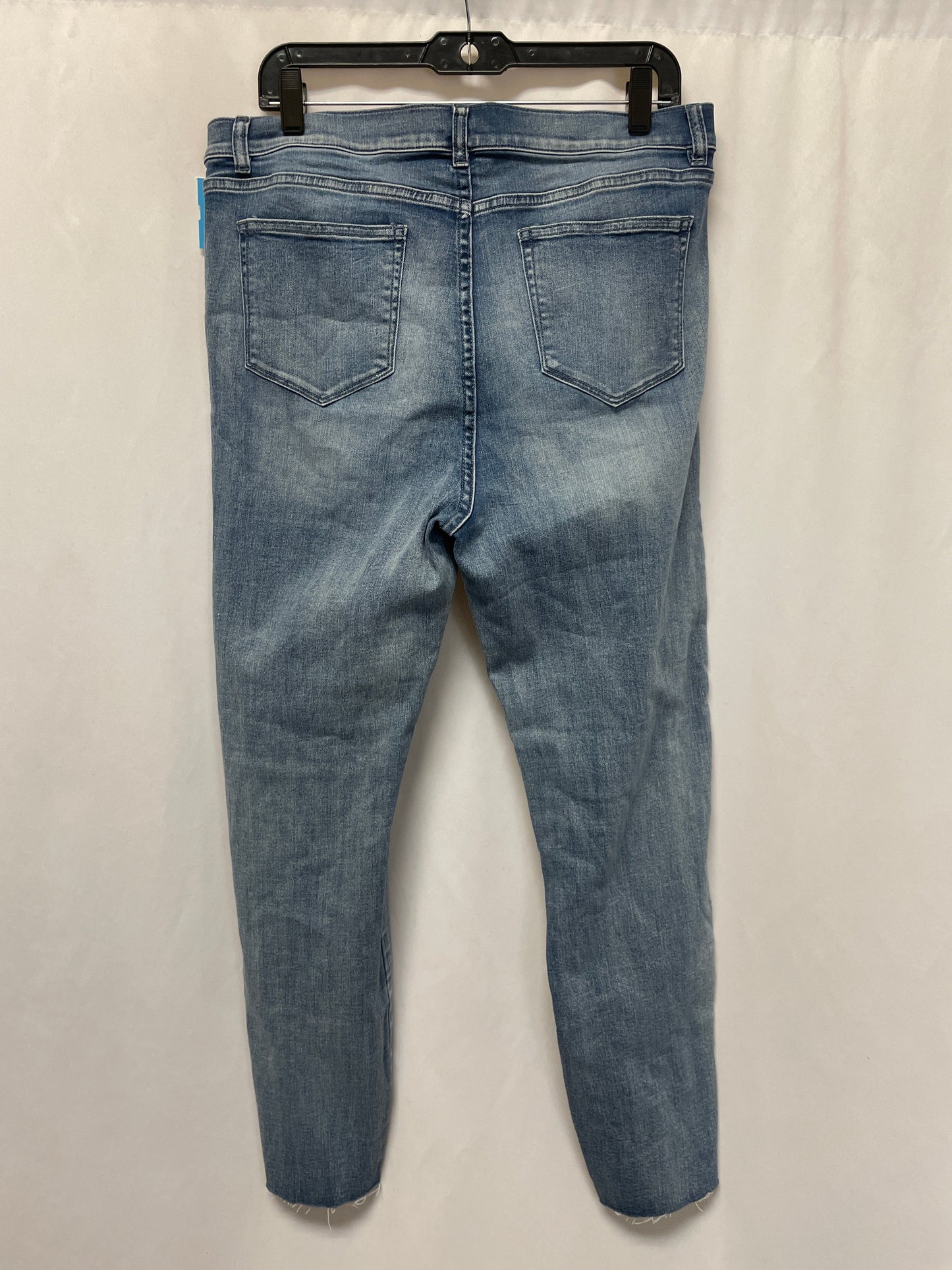 Jeans Skinny By New York And Co In Blue Denim, Size: 14