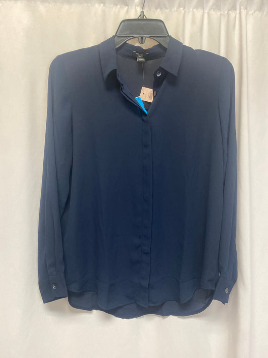 Top Long Sleeve By Ann Taylor In Blue, Size: Sp