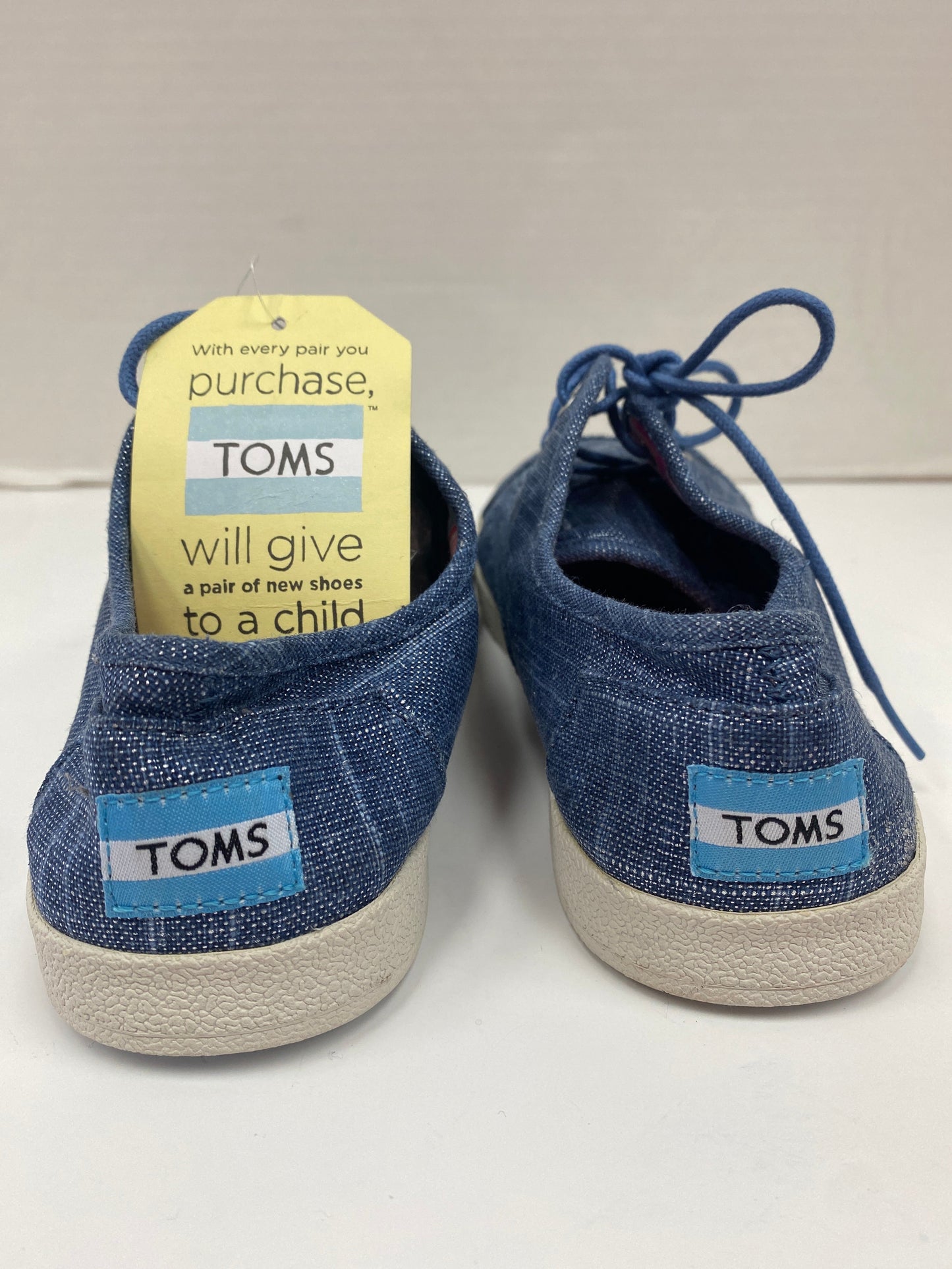 Shoes Flats By Toms In Blue, Size: 9.5