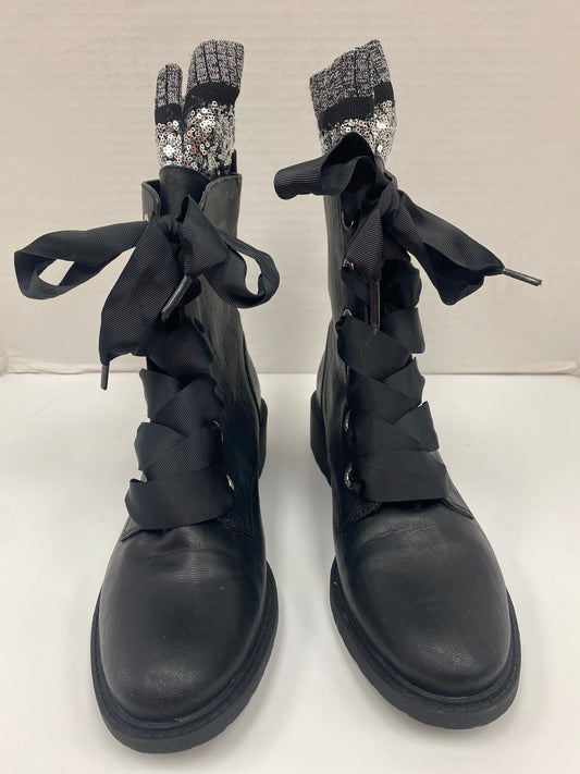 Boots Ankle Flats By Sam Edelman In Black, Size: 10