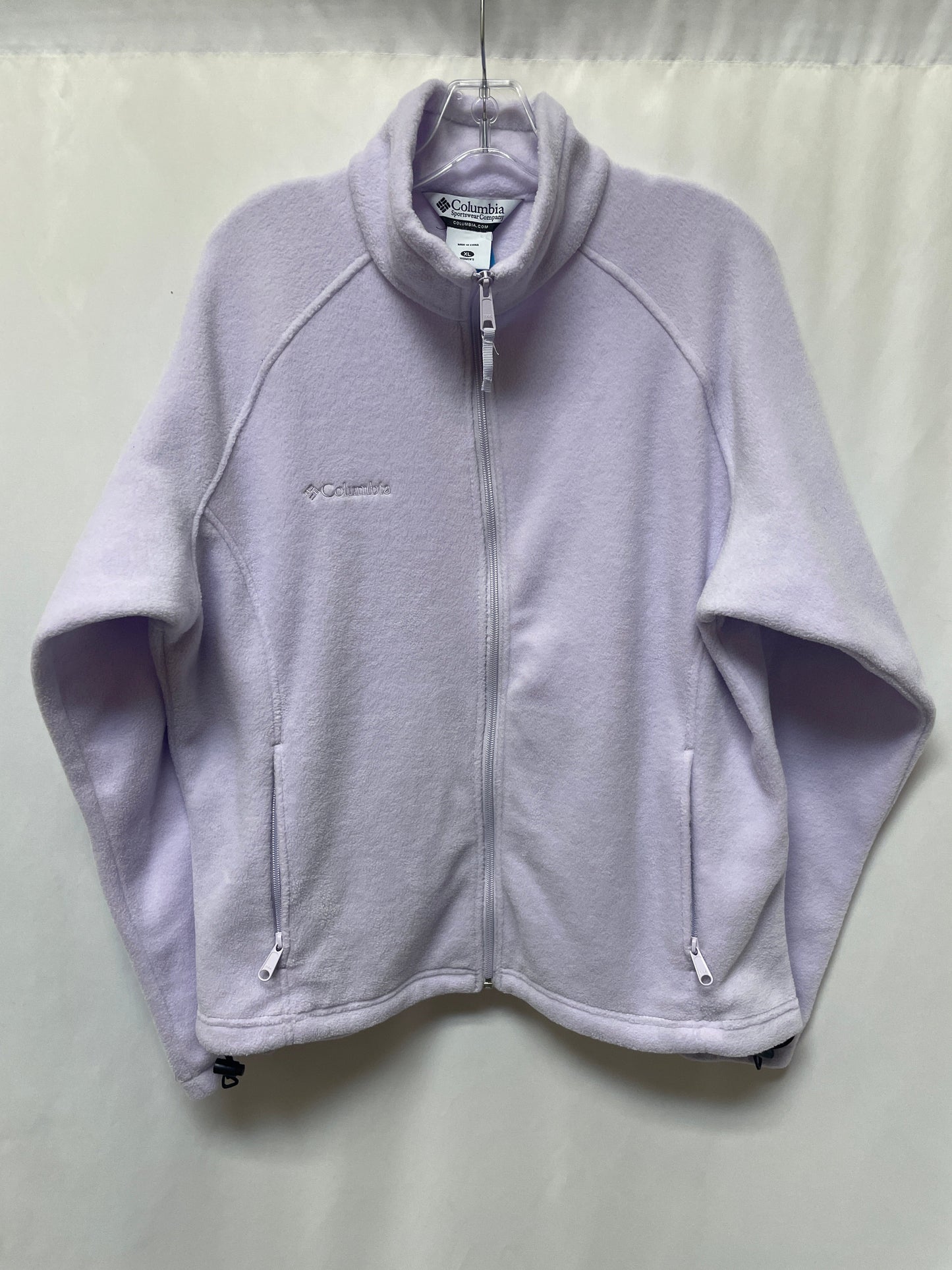 Jacket Fleece By Columbia In Purple, Size: Xl