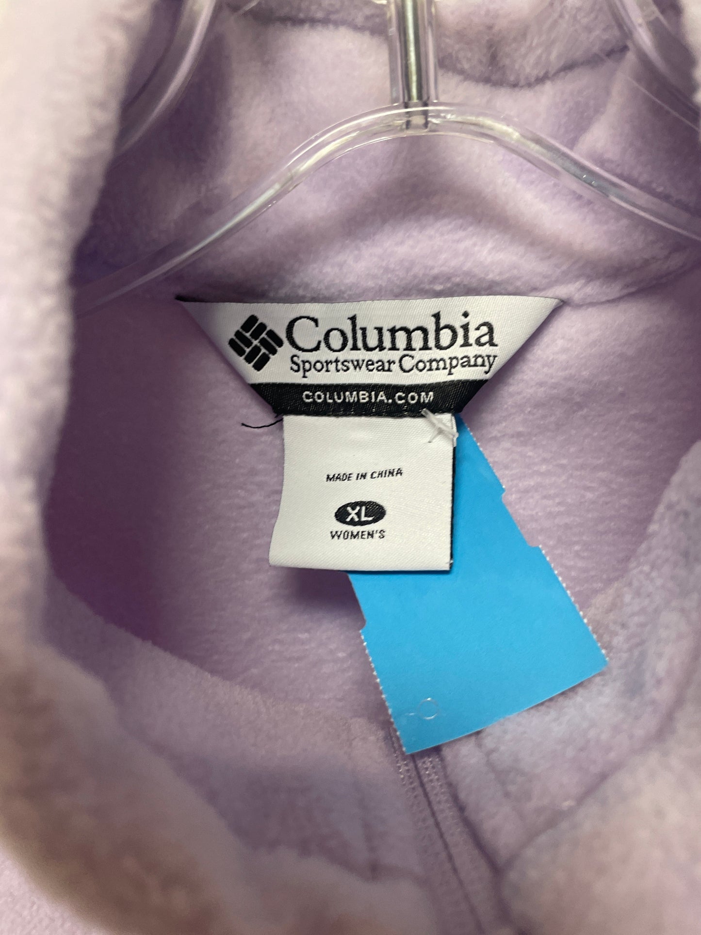 Jacket Fleece By Columbia In Purple, Size: Xl