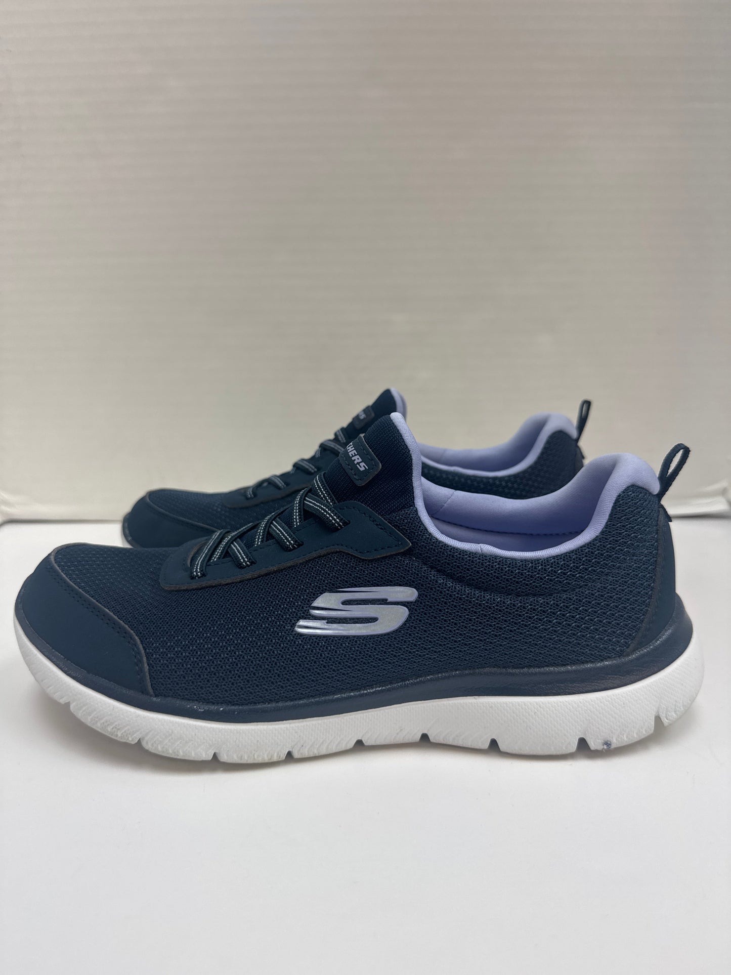 Shoes Athletic By Skechers In Blue, Size: 8.5