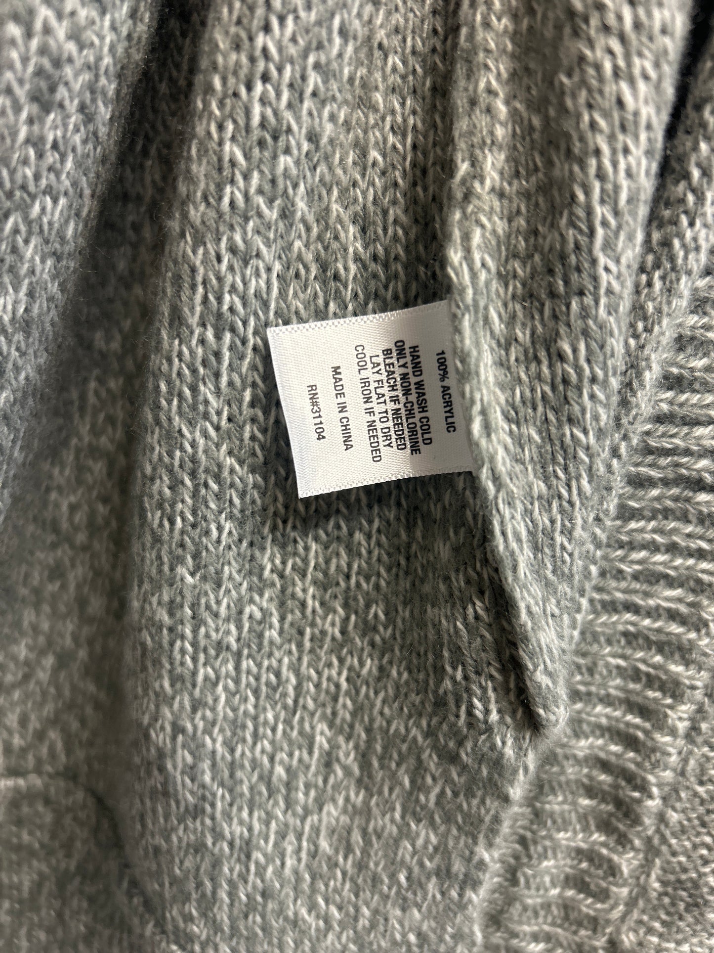 Sweater Cardigan By Wonderly In Grey, Size: 2x