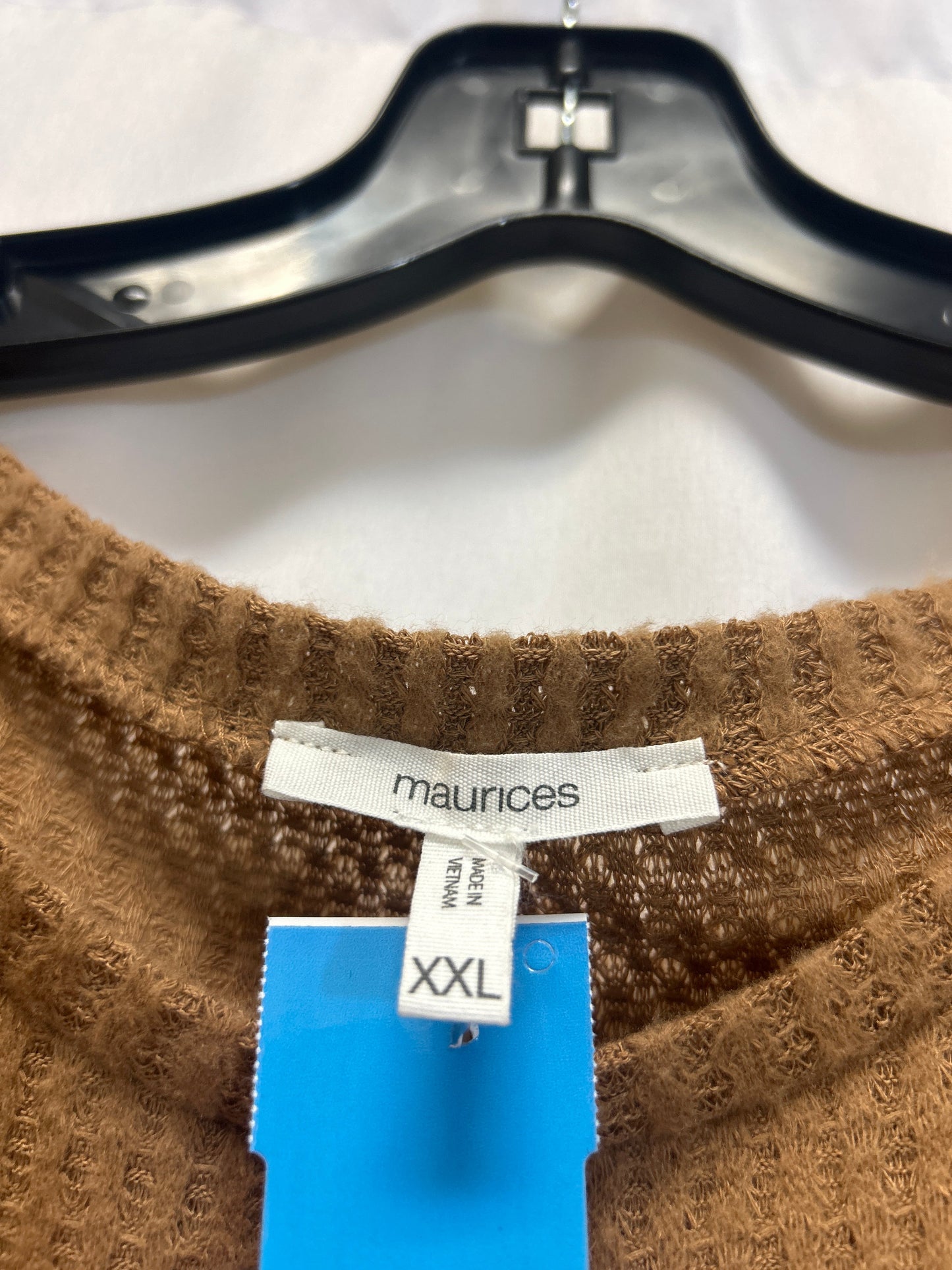 Top Long Sleeve By Maurices In Brown, Size: XXL