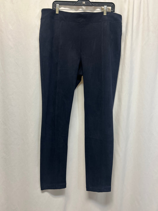 Pants Leggings By Izod In Blue, Size: Xl