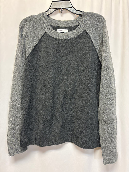 Sweater By Sonoma In Grey, Size: L