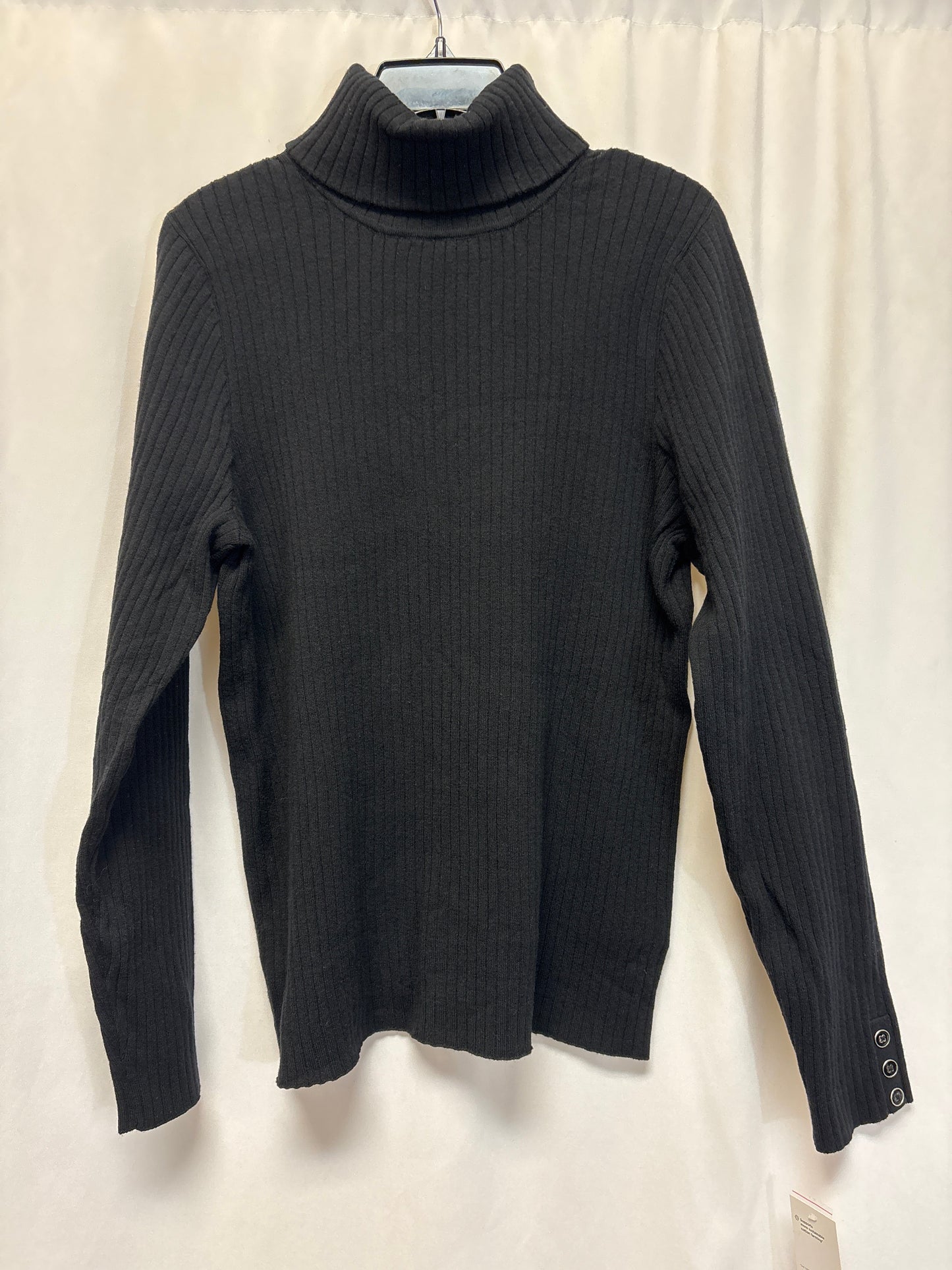 Sweater By Croft And Barrow In Black, Size: Xxl