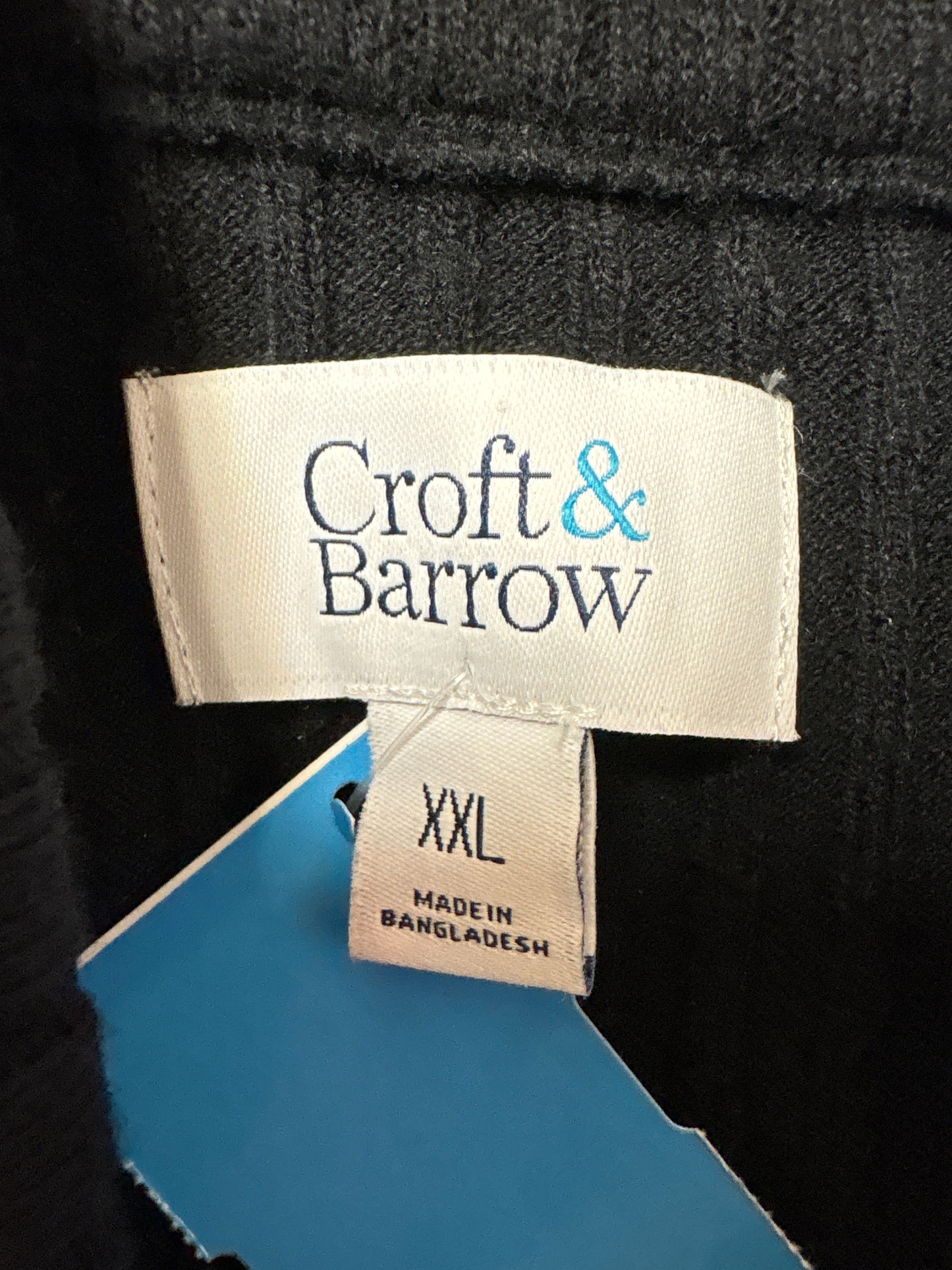 Sweater By Croft And Barrow In Black, Size: Xxl