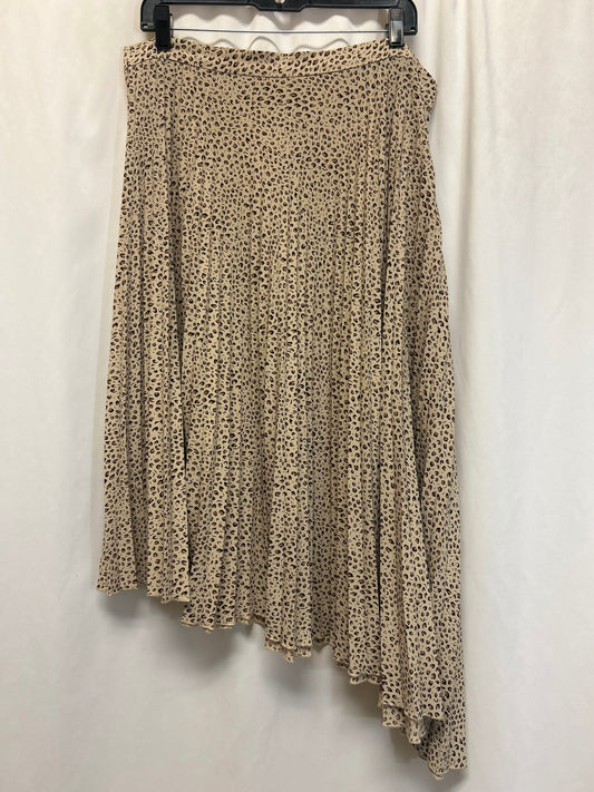 Skirt Maxi By Sanctuary In Animal Print, Size: 2x