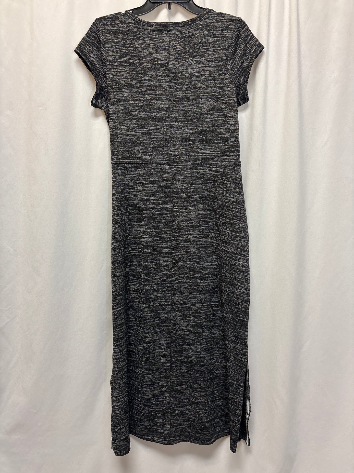 Dress Casual Midi By Talbots In Grey, Size: Mp