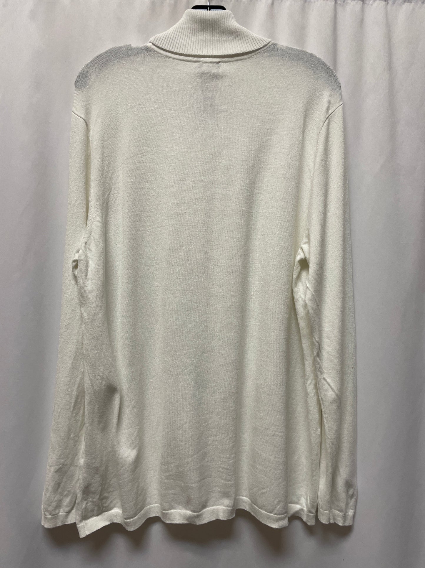 Sweater By Chicos In White, Size: Xl