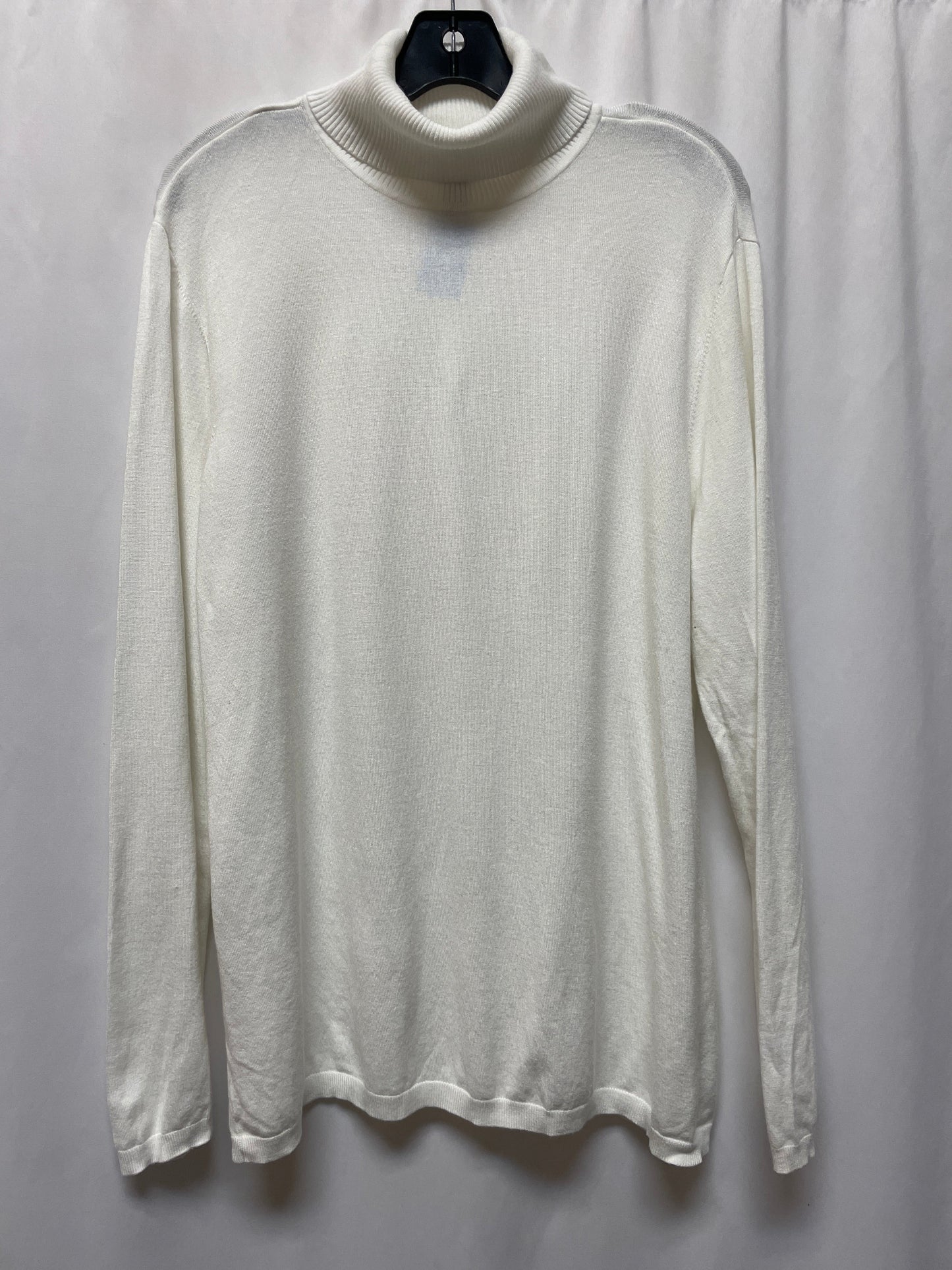 Sweater By Chicos In White, Size: Xl