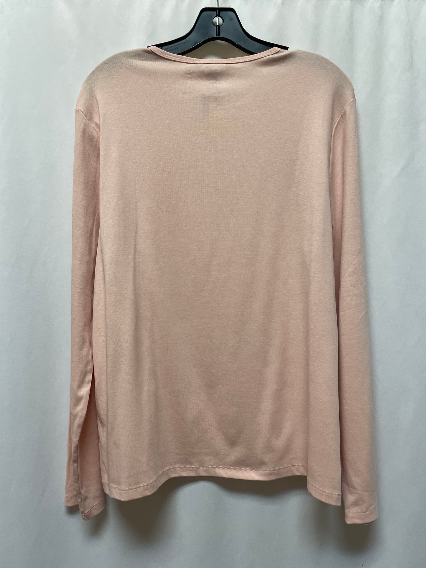 Top Long Sleeve By Lauren By Ralph Lauren In Peach, Size: Xxl