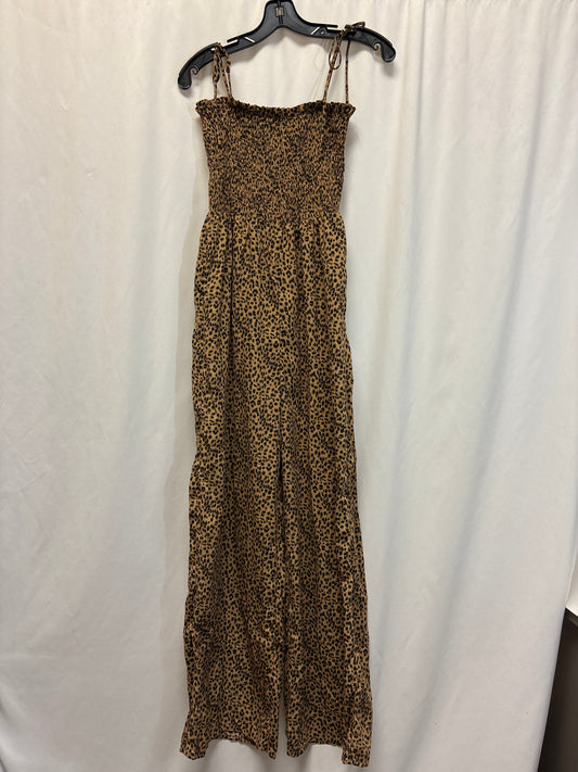 Jumpsuit By Cmf In Animal Print, Size: L