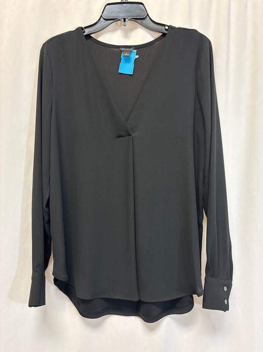 Top Long Sleeve By Ann Taylor In Black, Size: L