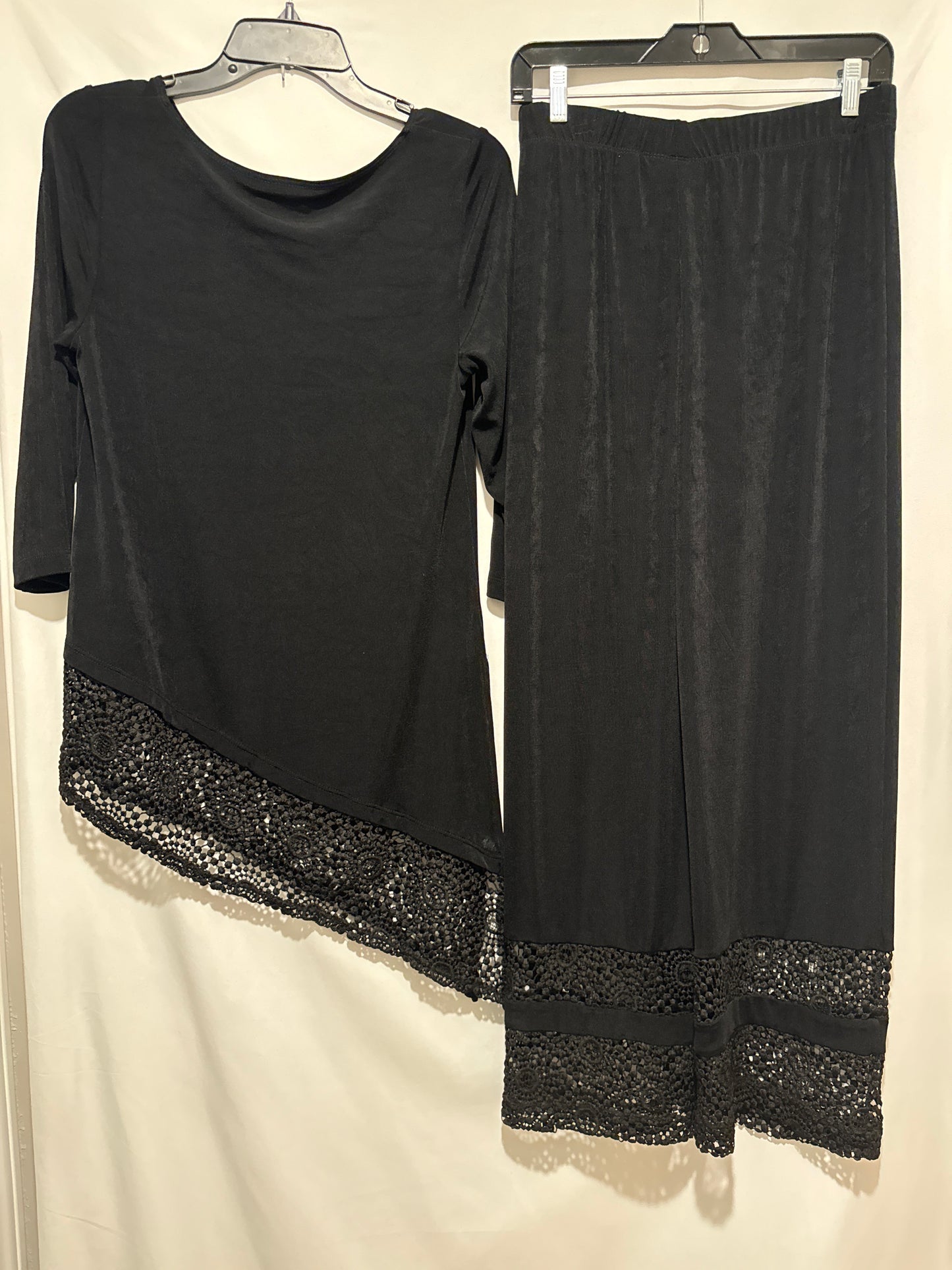 Pants Set 2pc By Chicos In Black, Size: S