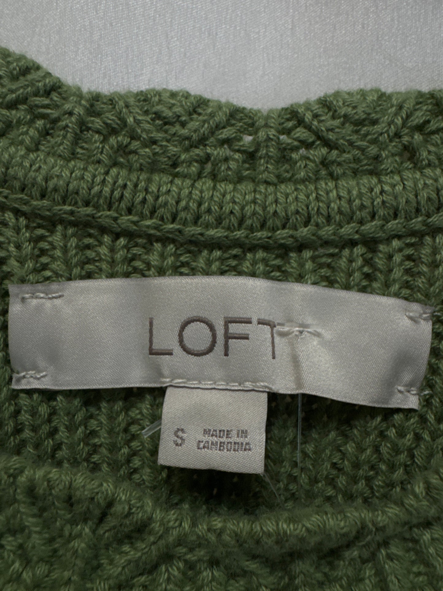 Tank Top By Loft In Green, Size: S