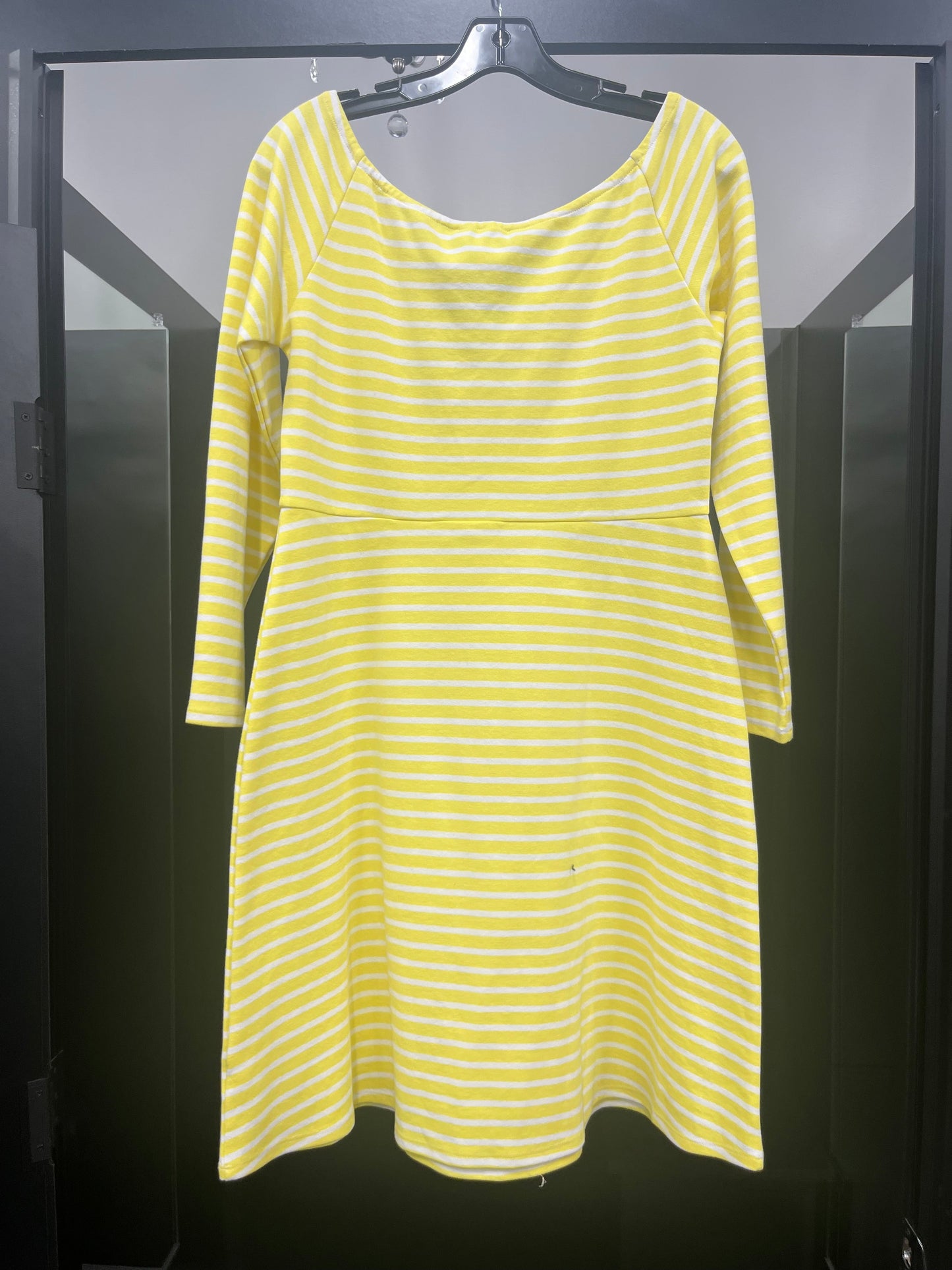 Striped Dress Casual Midi Compania, Size Xl