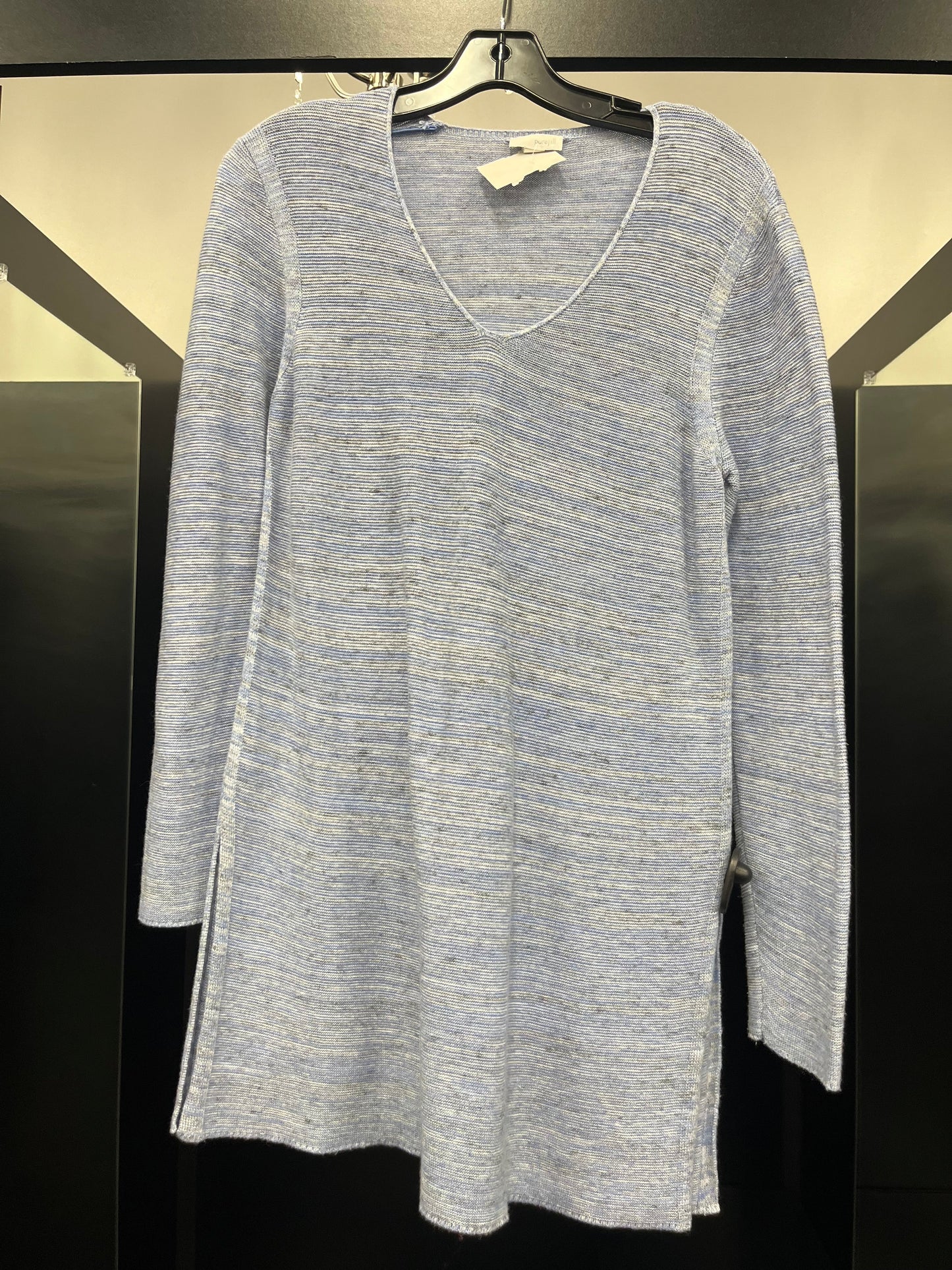 Tunic Long Sleeve By Pure Jill In Blue, Size: Petite   Small