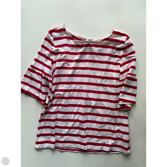 Top Long Sleeve By Talbots O In Striped, Size: M