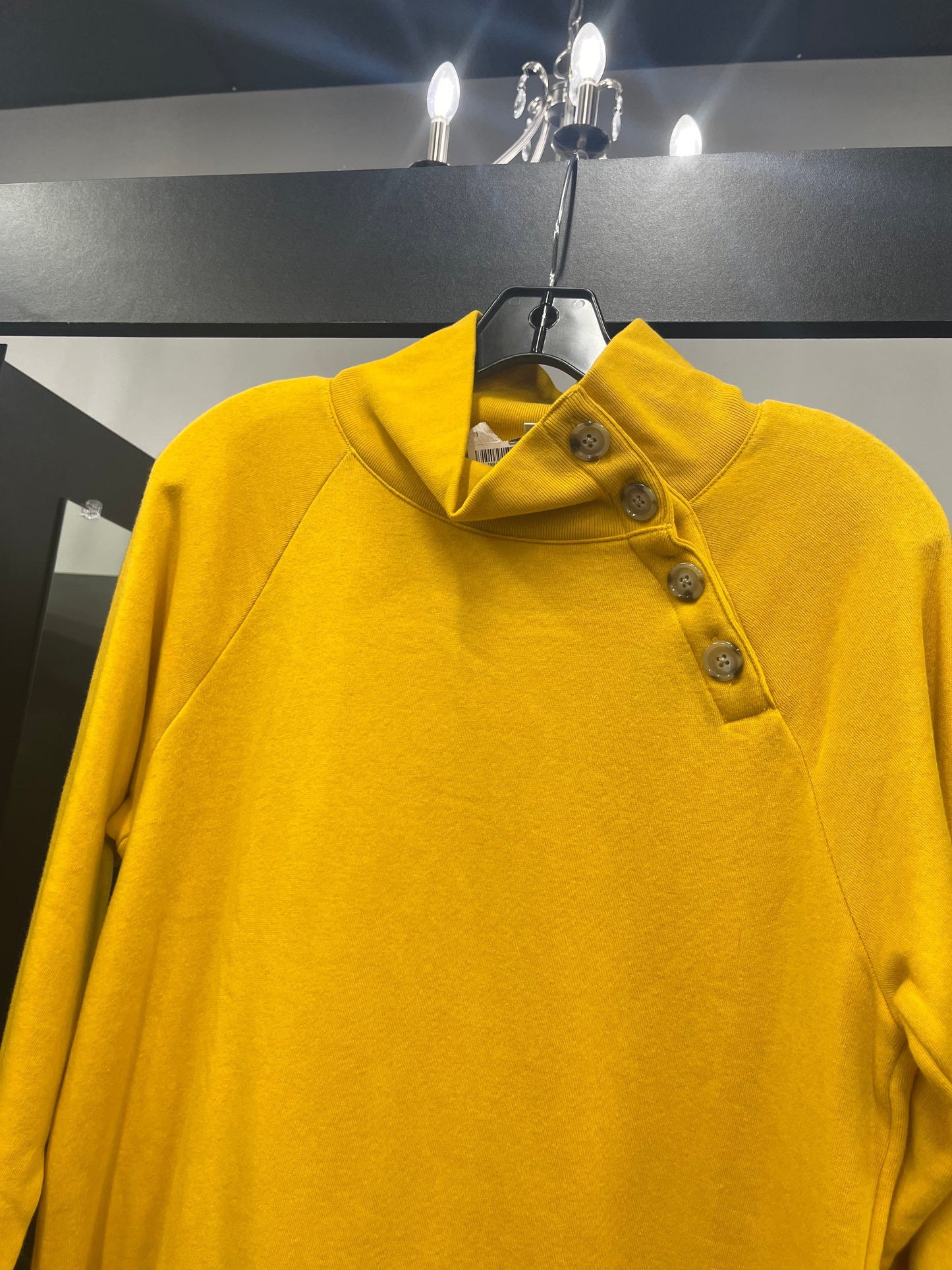 Mustard Sweatshirt Hoodie J Crew NWT, Size S