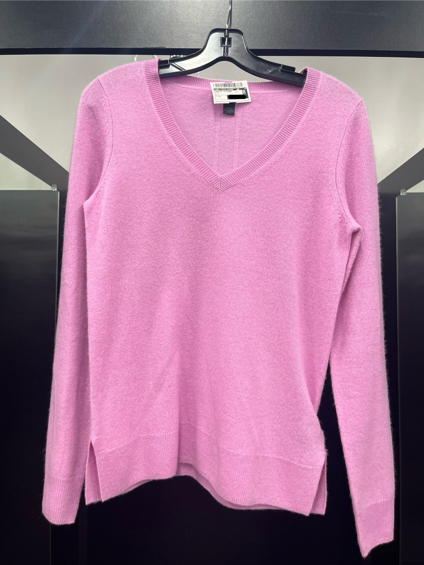 Sweater Cashmere By Saks Fifth Avenue In Pink, Size: S