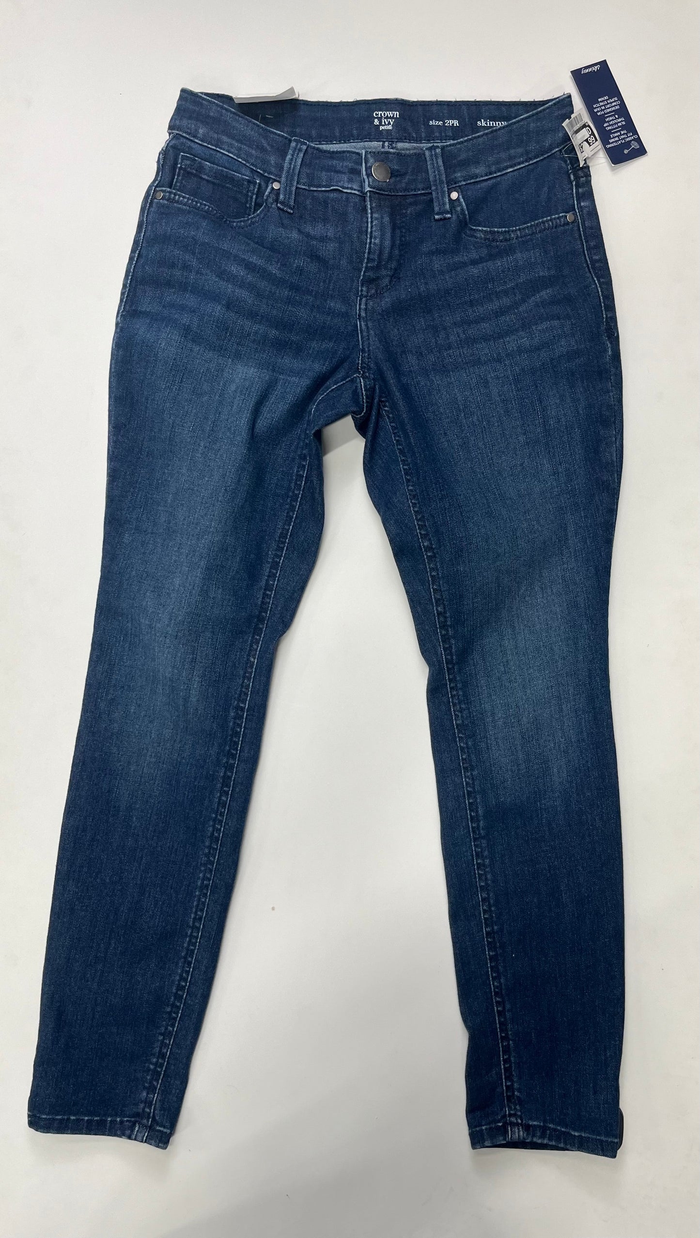Jeans Straight By Crown And Ivy  Size: 2petite