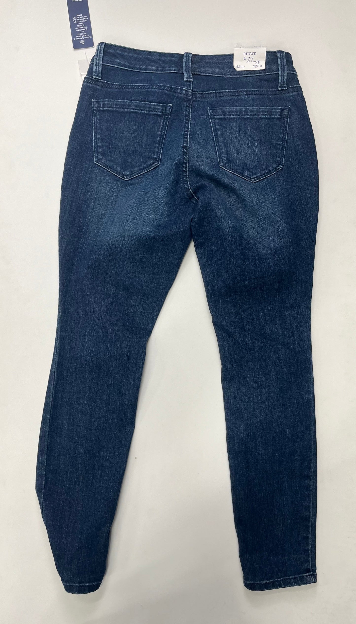 Jeans Straight By Crown And Ivy  Size: 2petite