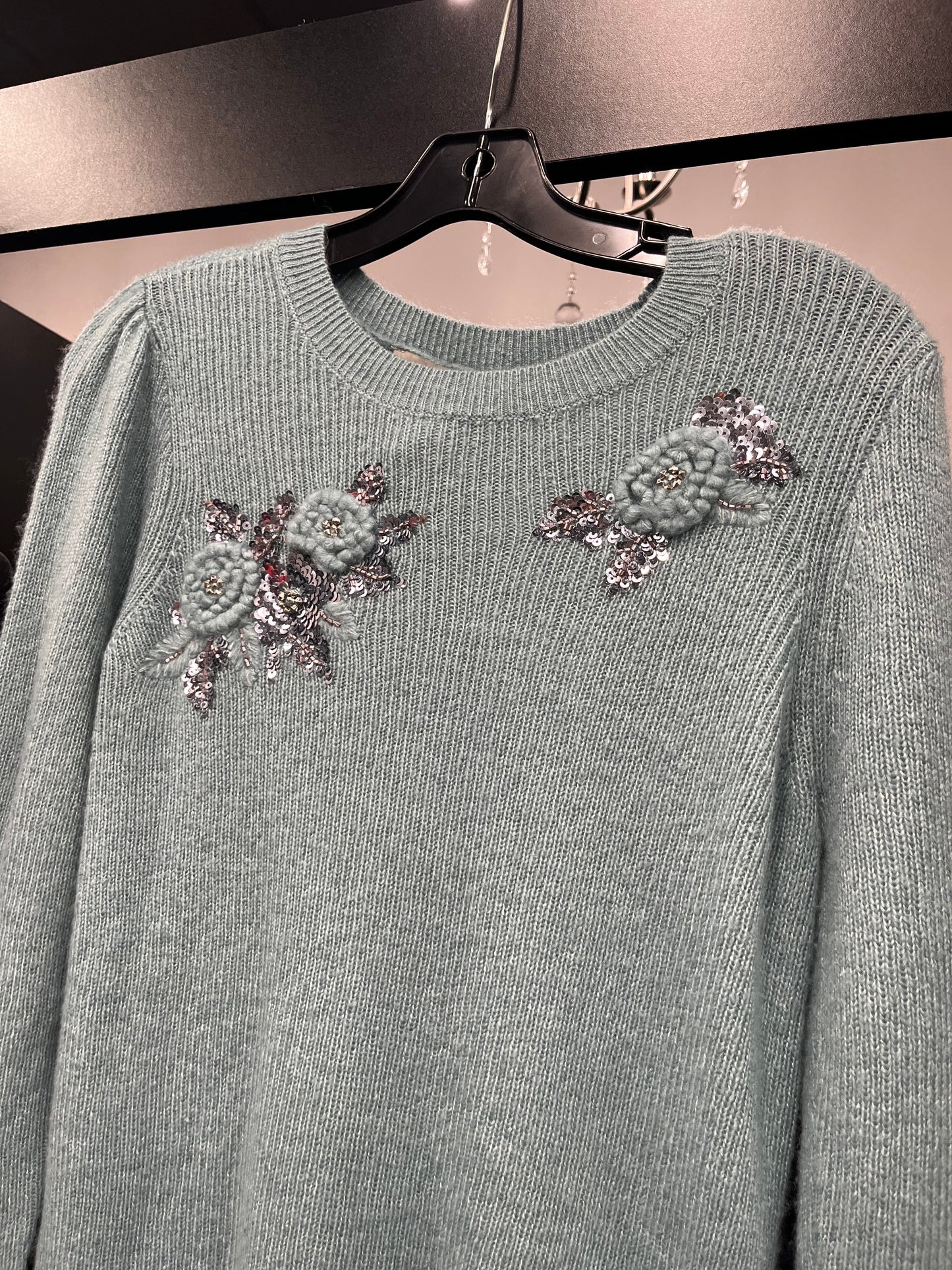 Sweater By Loft In Turquoise, Size: M