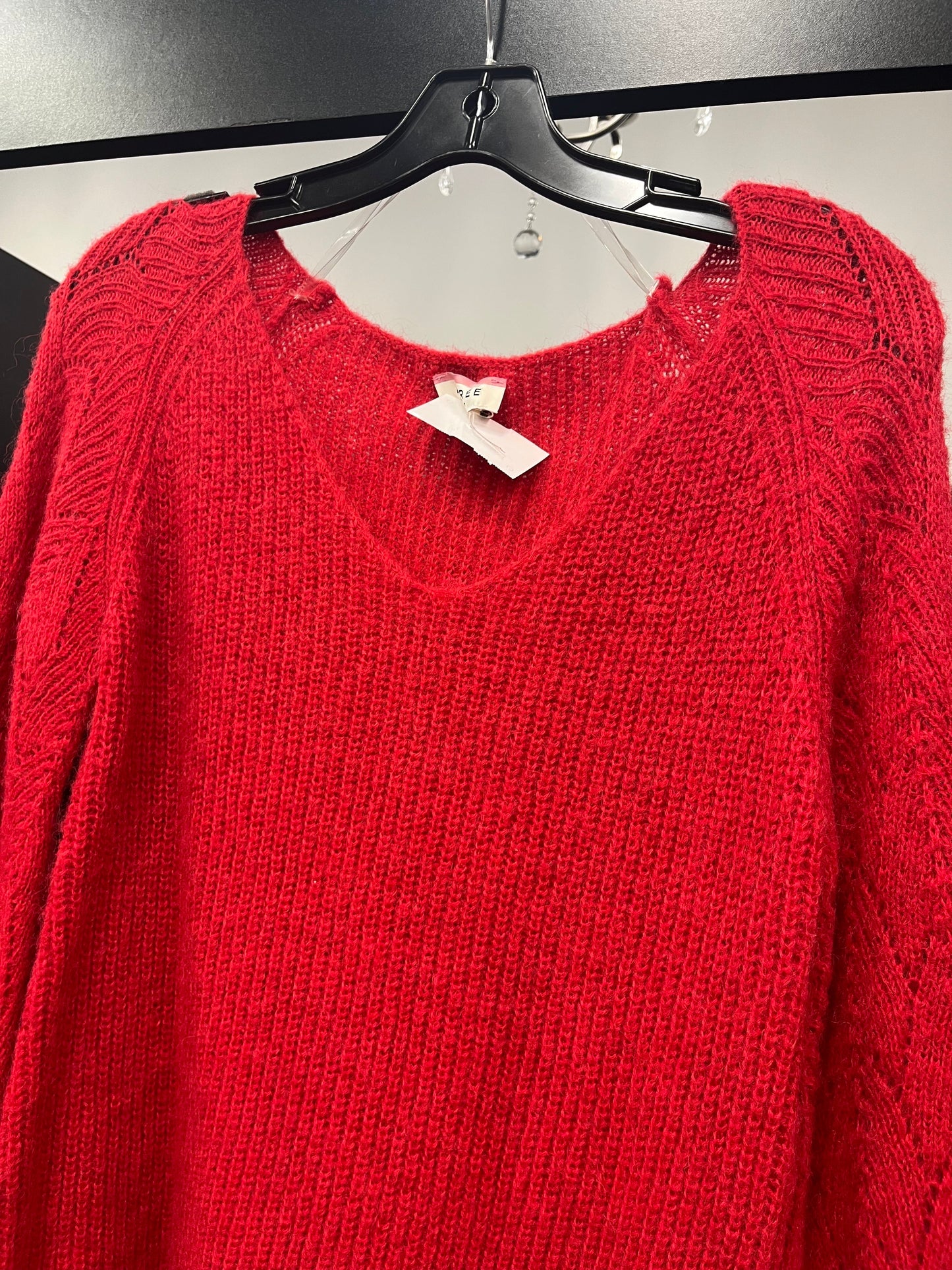 Sweater By Andree By Unit In Red, Size: S