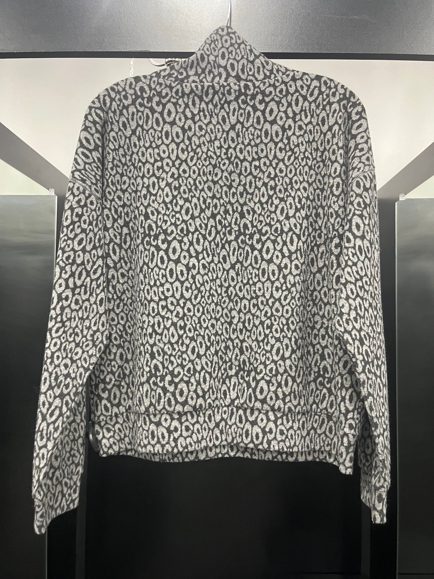 Sweater By Joan Vass In Animal Print, Size: M