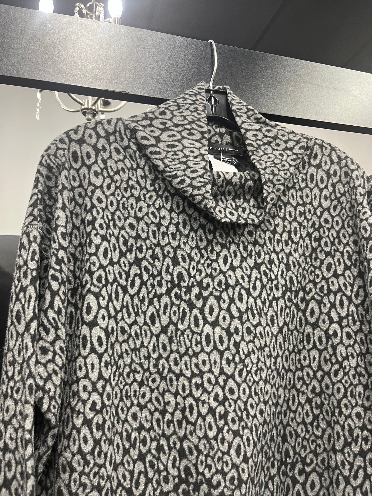 Sweater By Joan Vass In Animal Print, Size: M