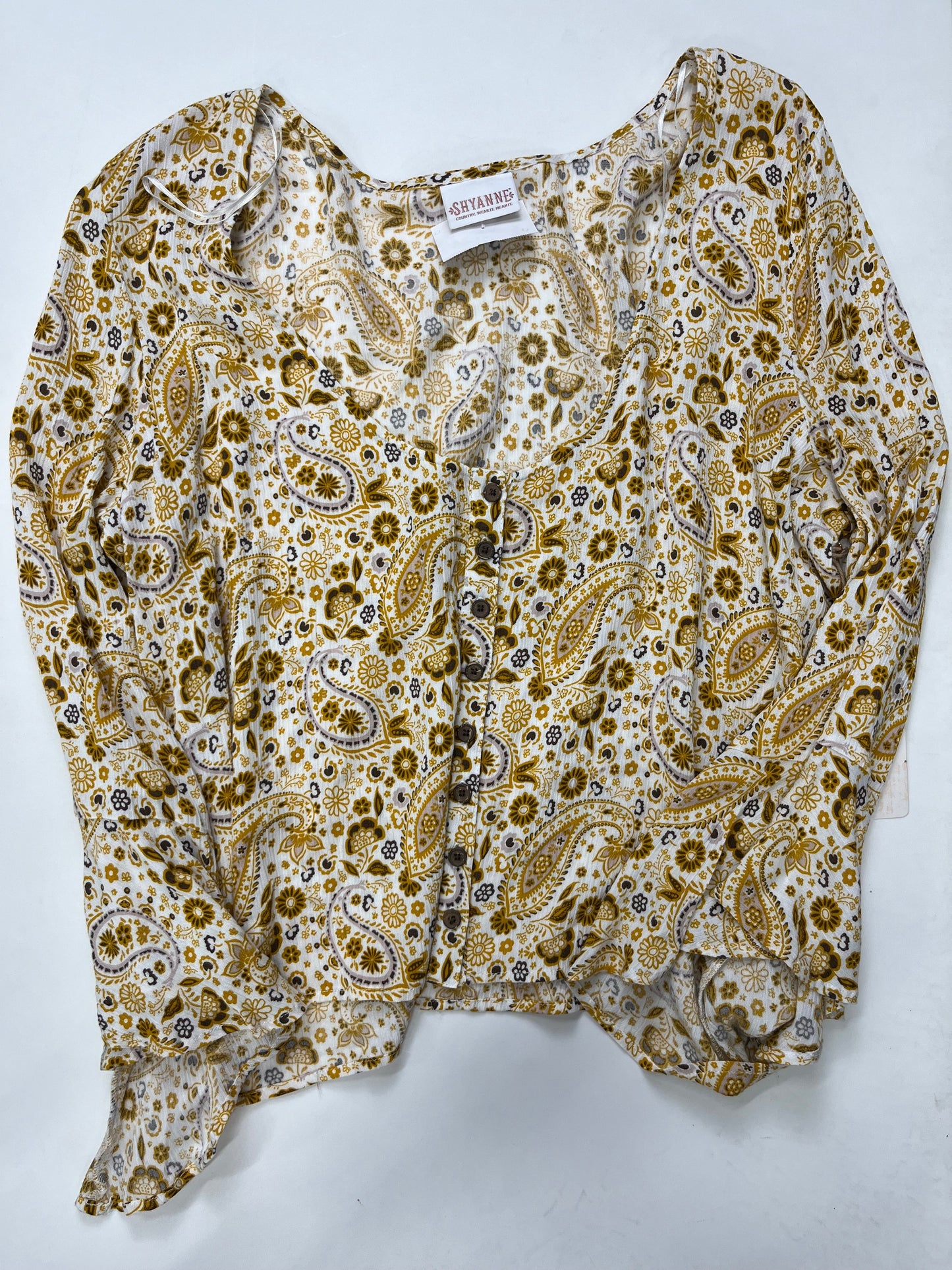Top Long Sleeve By Shyanne NWT  Size: Xl