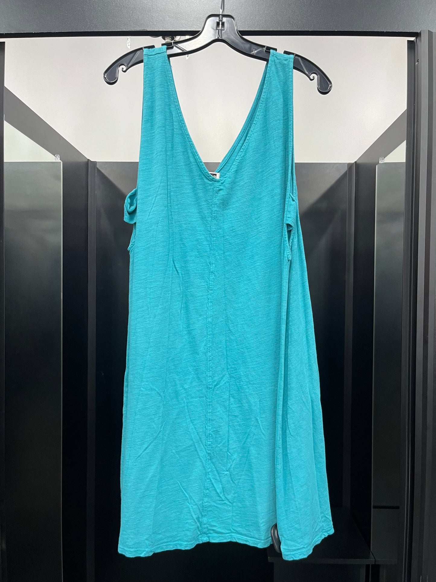 Teal Dress Casual Short Loft, Size 2x