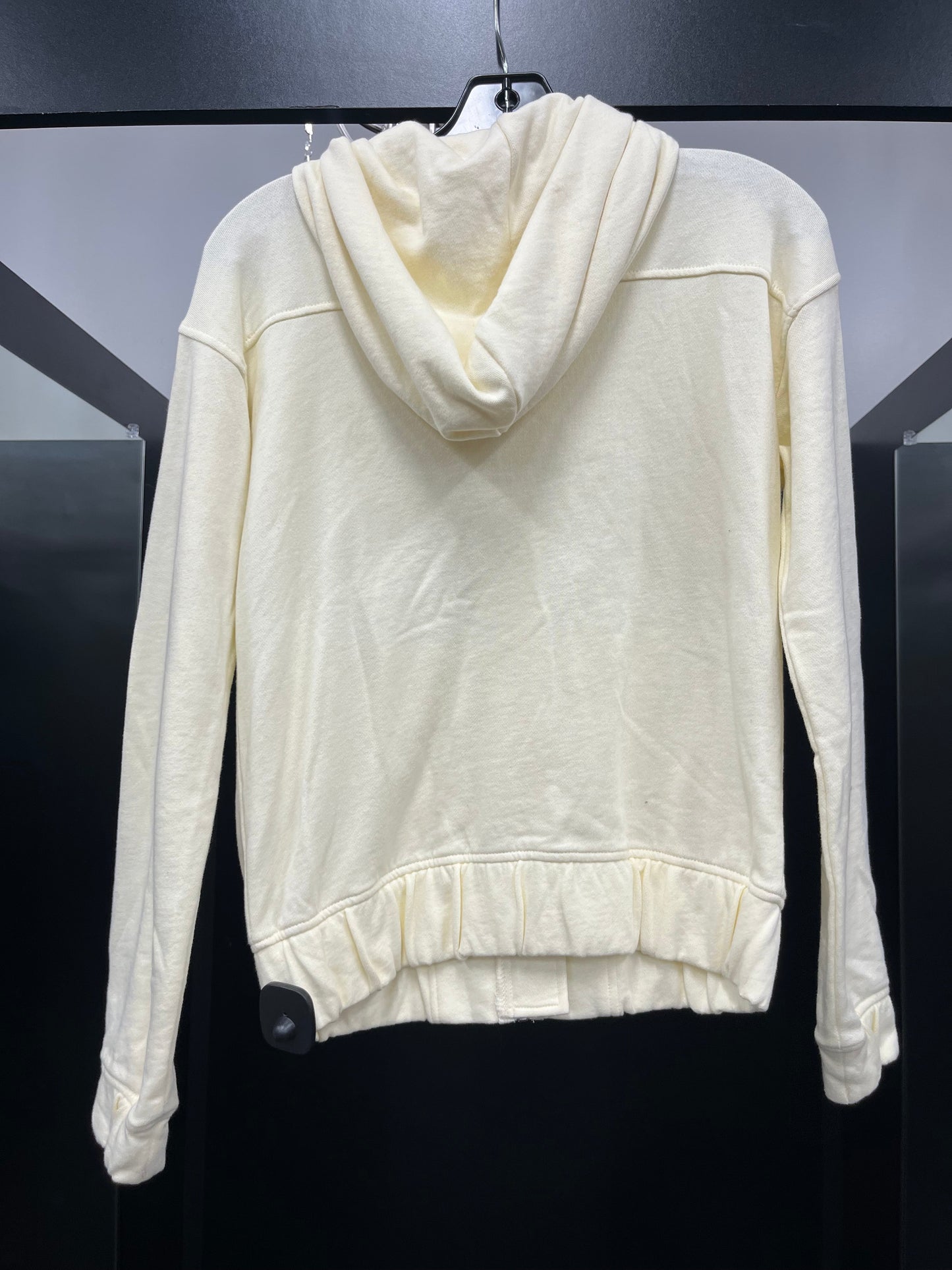 Cream Sweatshirt Hoodie Alternative, Size S