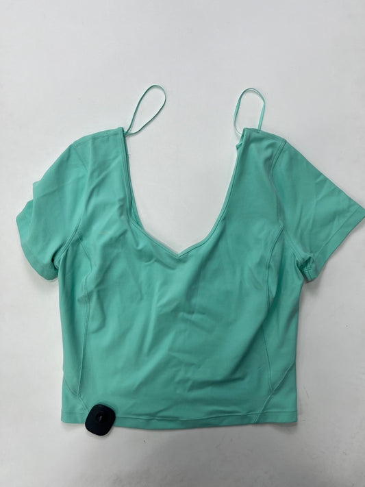Athletic Top Short Sleeve By Lululemon NWT Size: M