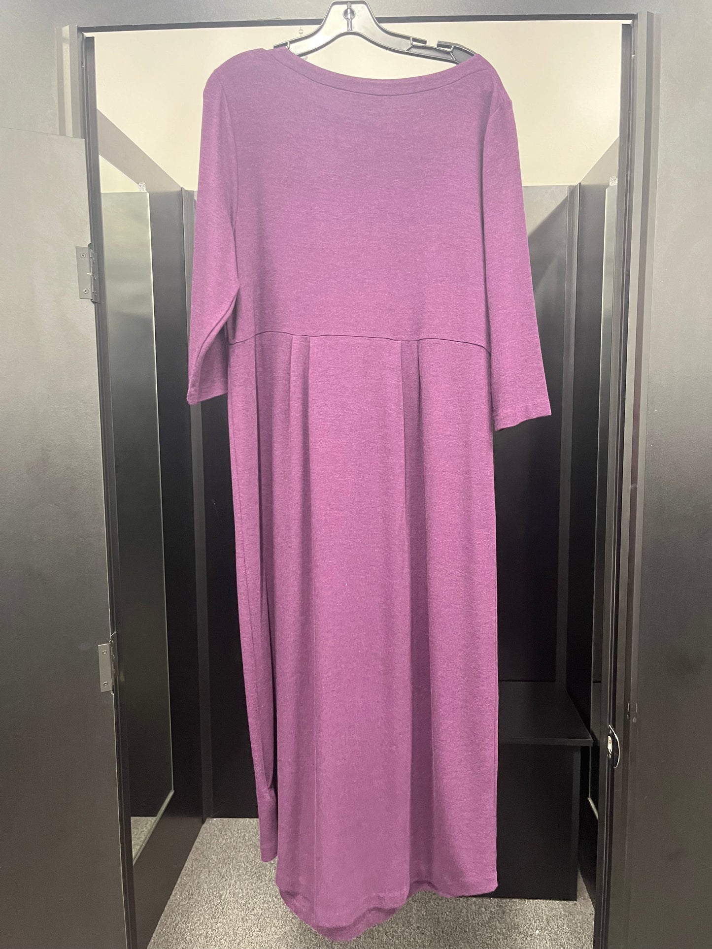 Dress Casual Maxi By J Jill In Purple, Size: L