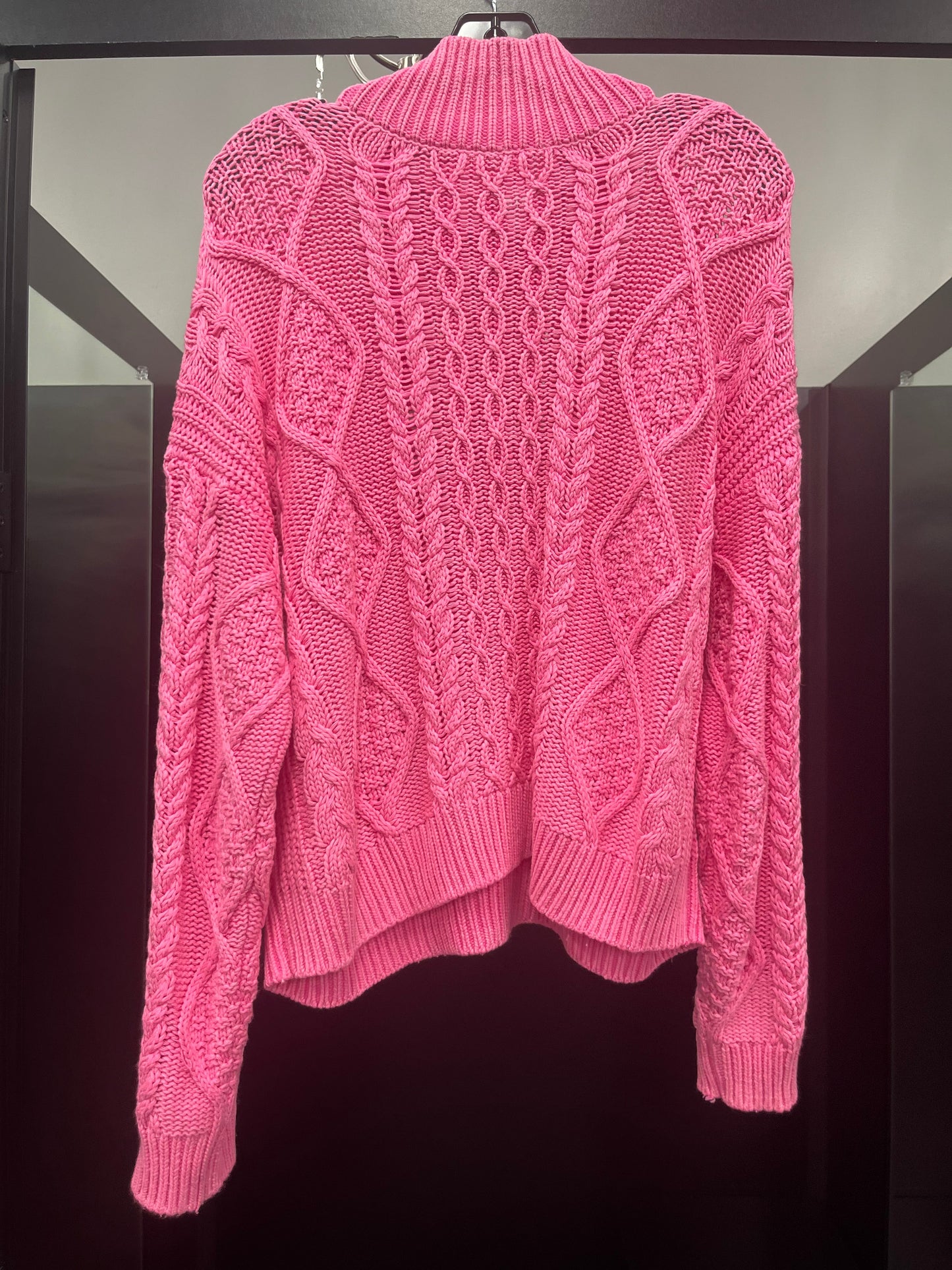 Sweater By Lucky Brand In Pink, Size: L