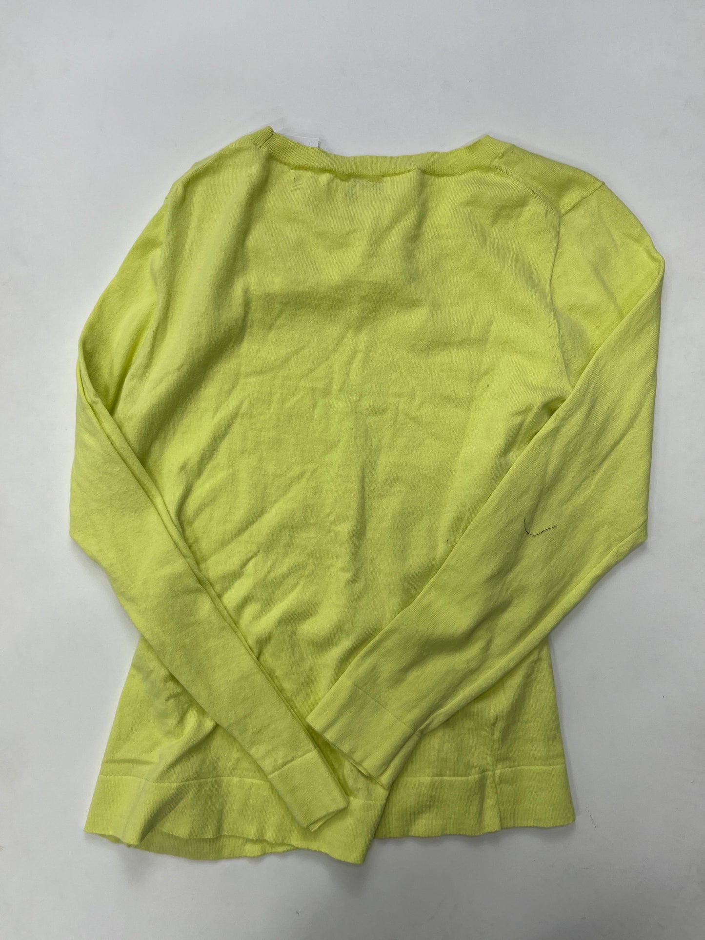 Lime Green Top Long Sleeve J Crew, Size M